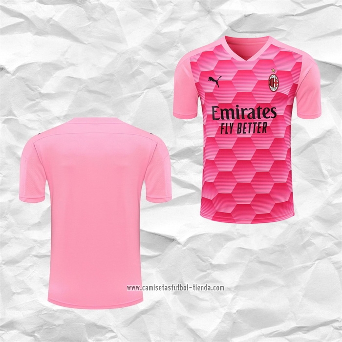 Camiseta AC Milan Portero 2020 2021 Rosa